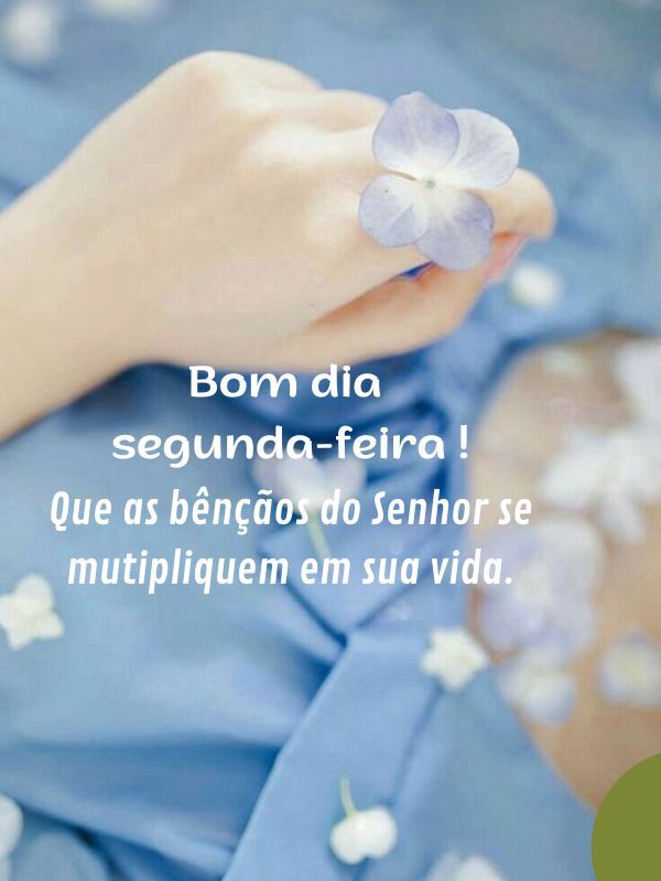Bom dia Segunda-feira Abençoada multiplicar