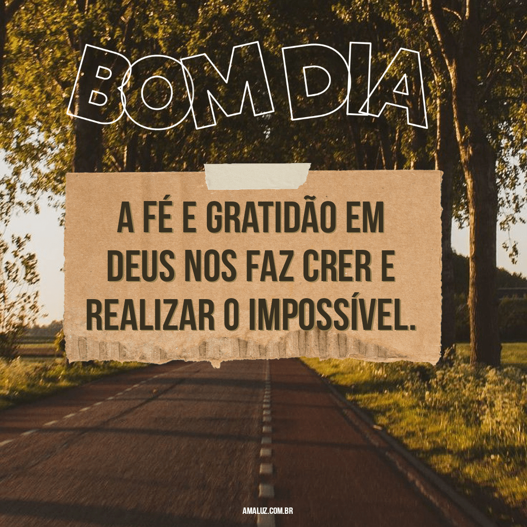 Frases de fé e gratidão de bom dia