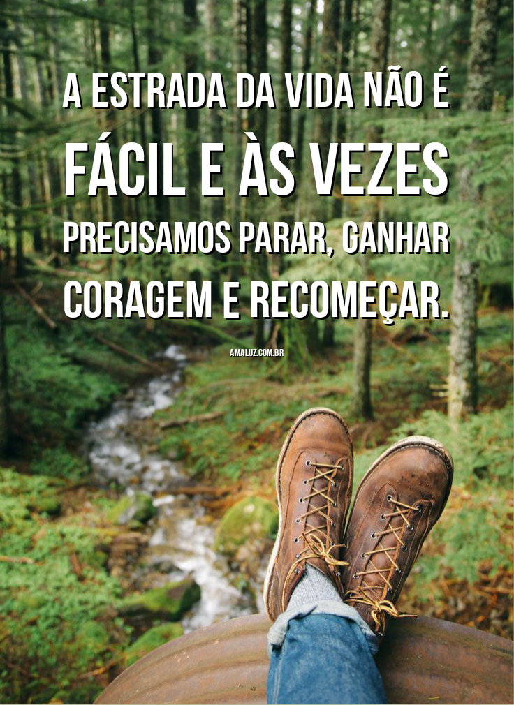 Frases de recomeços