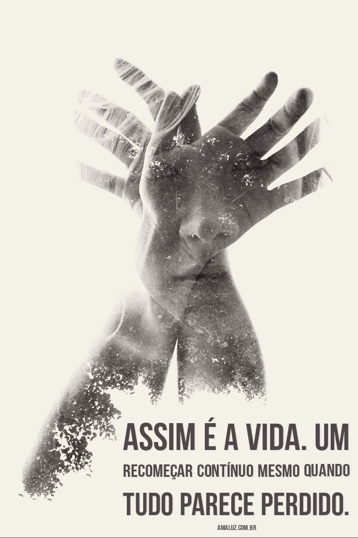 Frases motivacionais de recomeços