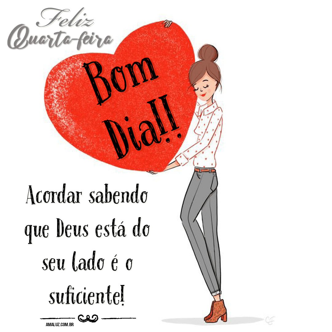 Frases tumblr animada e positiva de bom dia quarta