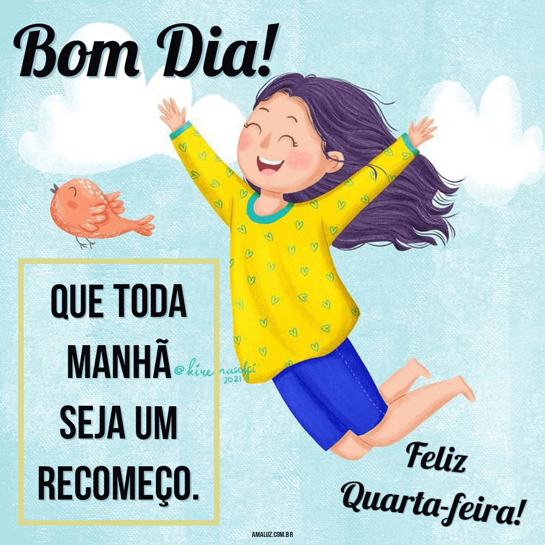 Frases tumblr animadas e positivas de bom dia quarta-feira para Instagram