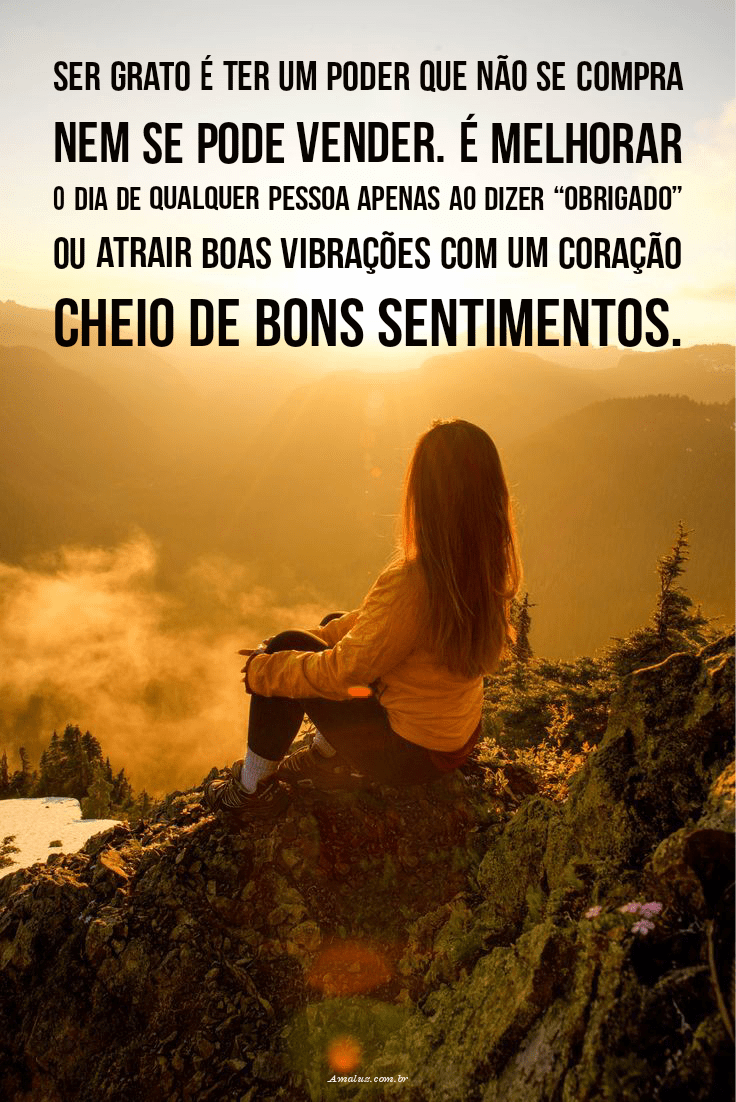 Mensagens para expressar tipos de gratidão