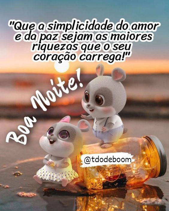 Boa noite do amor e da paz