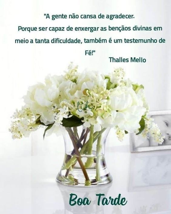 Um testemunho de fé boa tarde