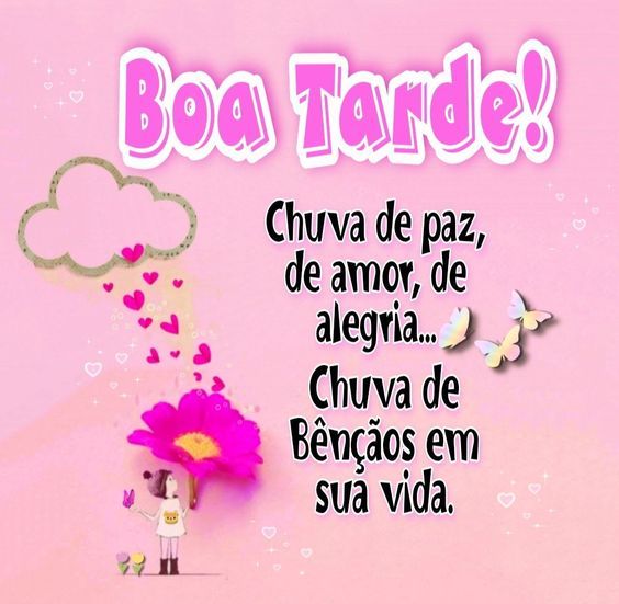 Boa tarde chuva de paz