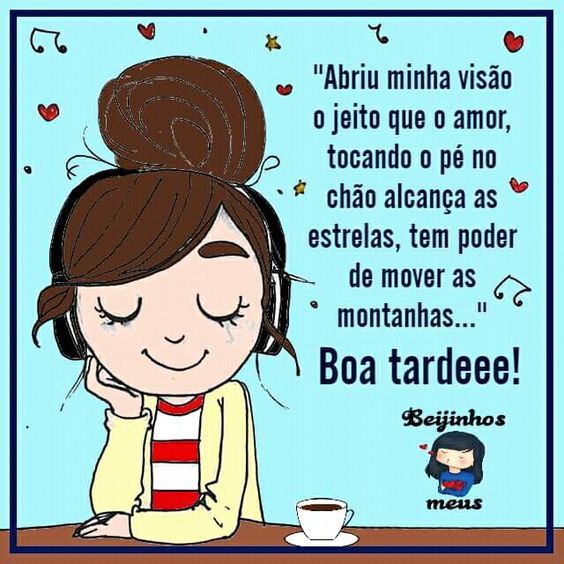 Boa tarde abriu minha visão