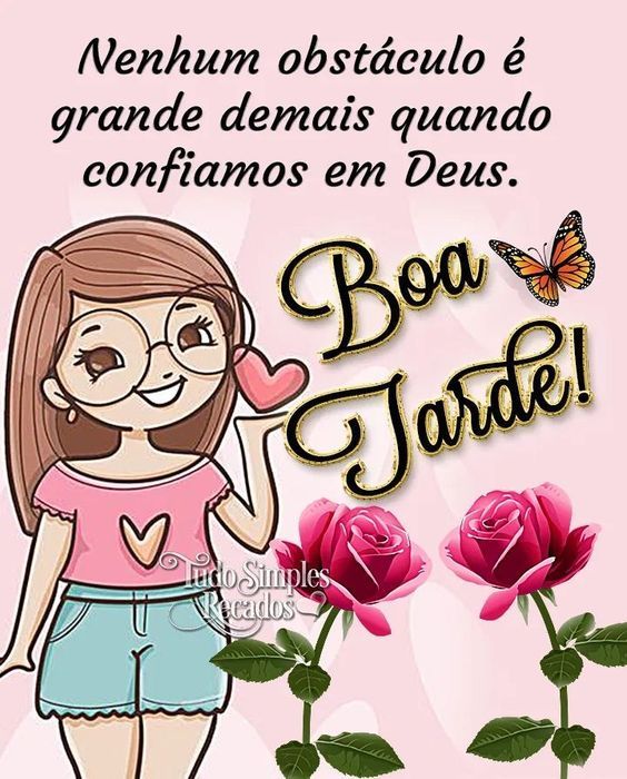 Boa tarde confiamos em Deus