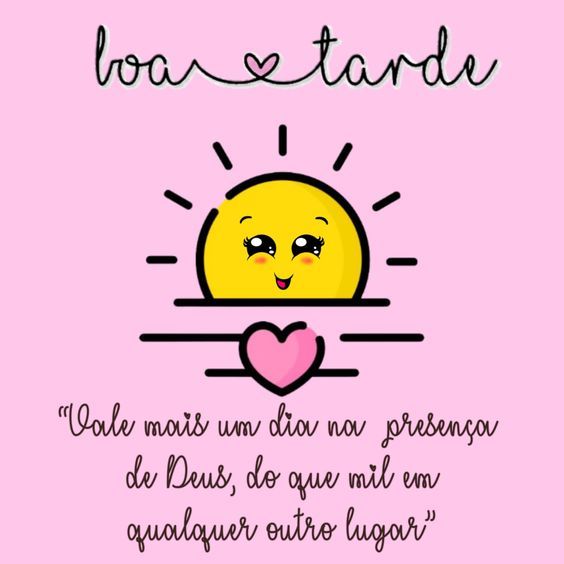 Boa tarde na presença de Deus
