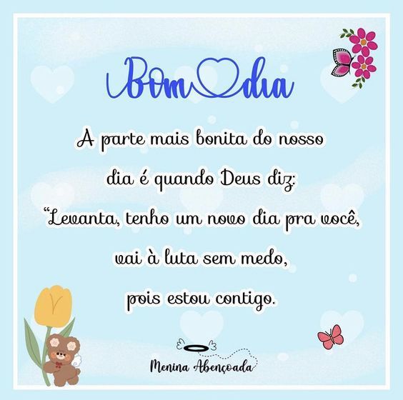 Parte mais bonita do nosso dia