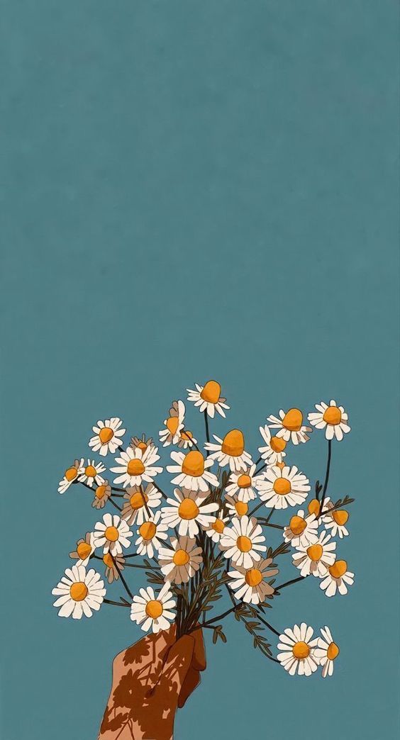 Papel de parede buquê de flores