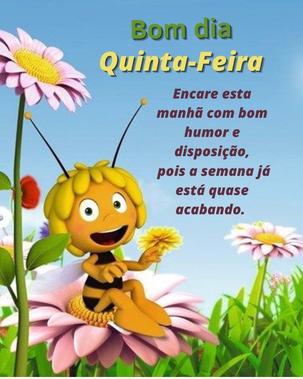 Frases de Bom dia Quinta-feira com Imagens fofas e engraçadas Frases de Bom dia Quinta-feira com Imagens fofas e engraçadas