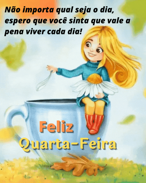 Gifs de bom dia quarta-feira