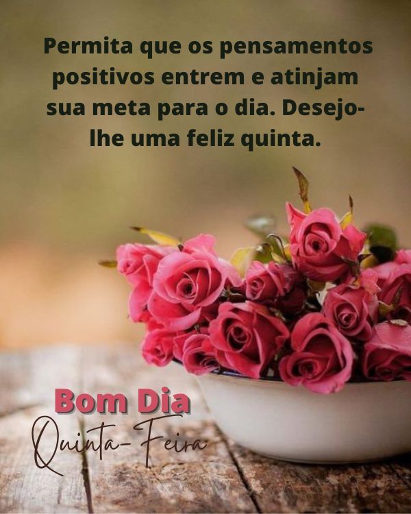 Mensagens de quinta-feira