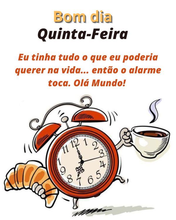 bom dia engaçado com café