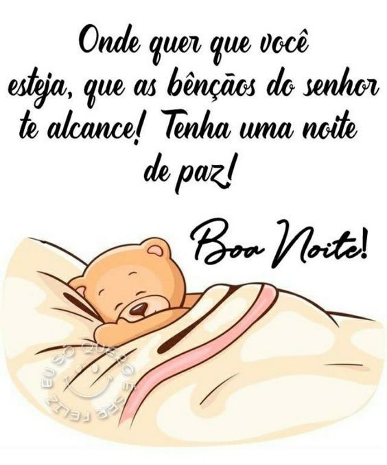 Boa noite bênçãos do Senhor