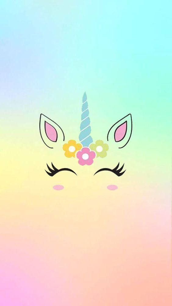Papel de parede fofo unicórnio