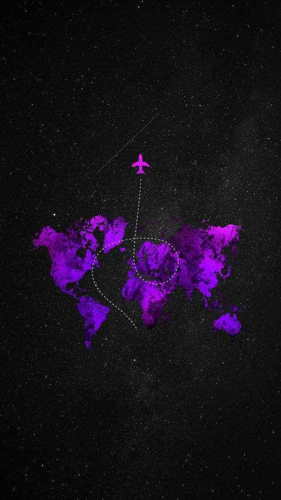 Wallpaper preto com avião