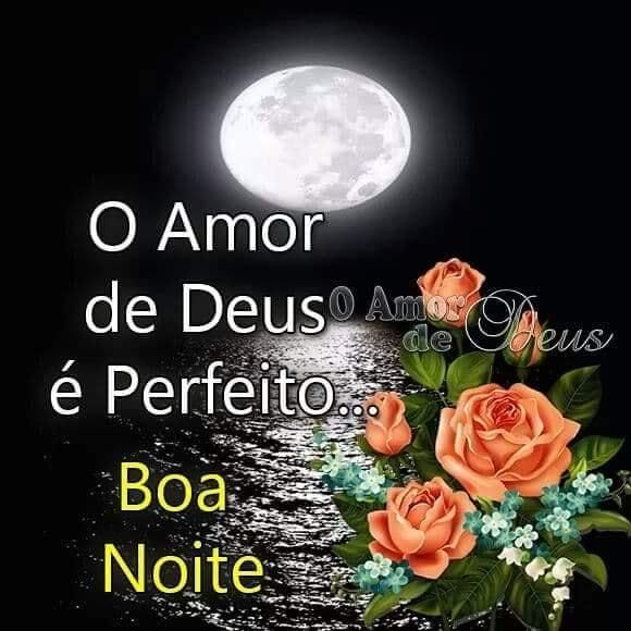 Boa noite com o amor de Deus