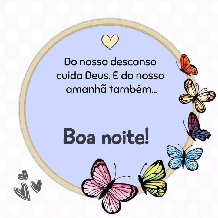 Boa noite com o descanso de Deus