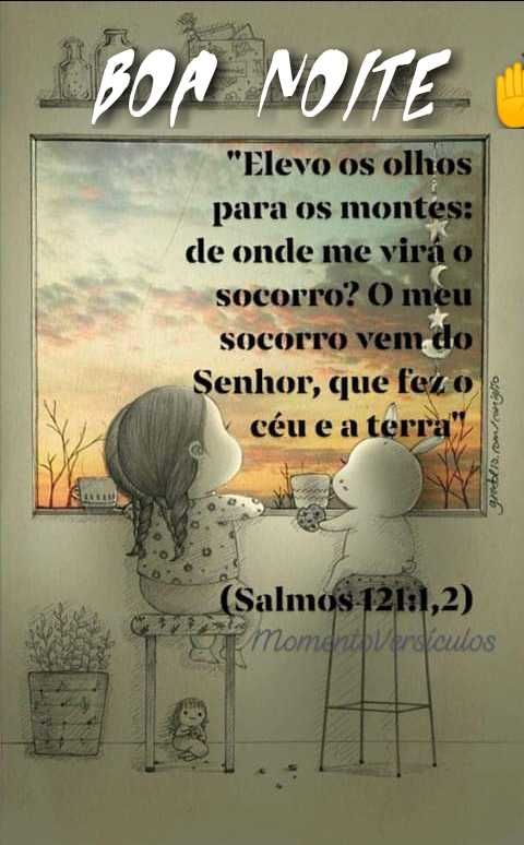 Boa noite com um versículo abençoado