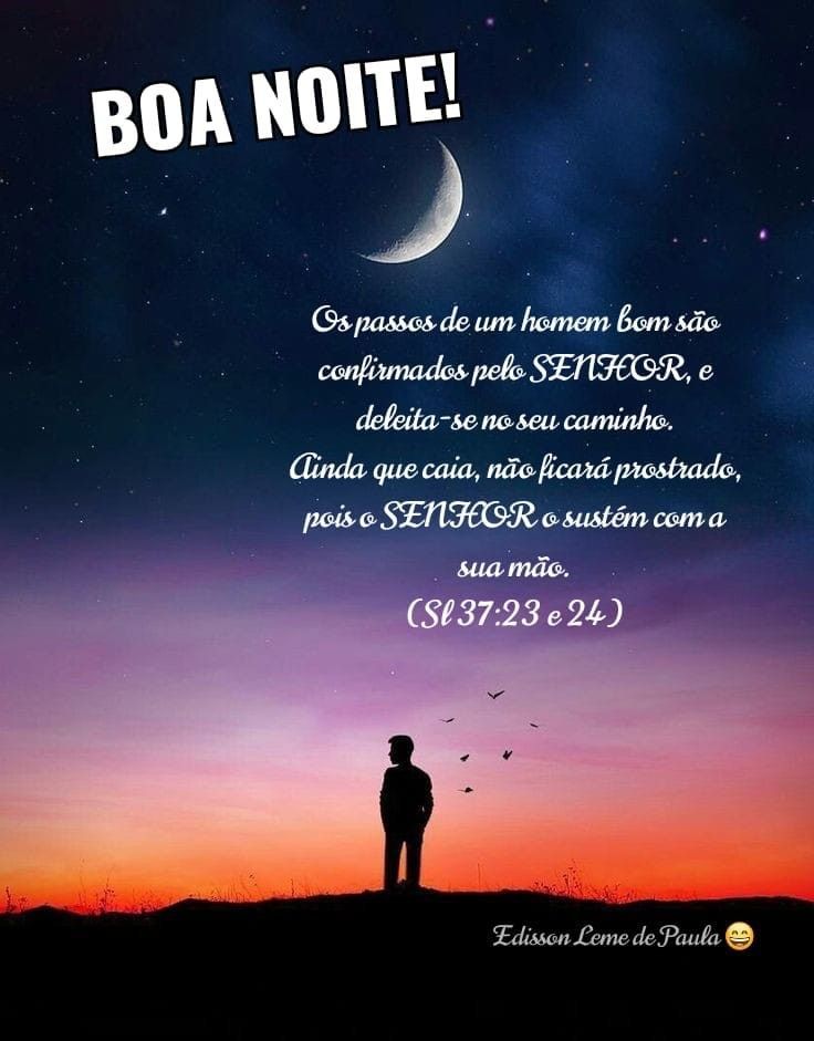 Boa noite com verso bíblico 