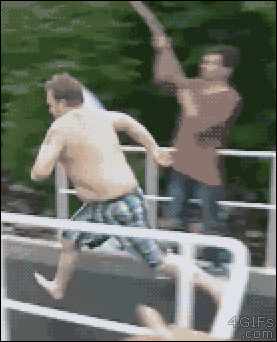 Gifs engracados pulo de louco