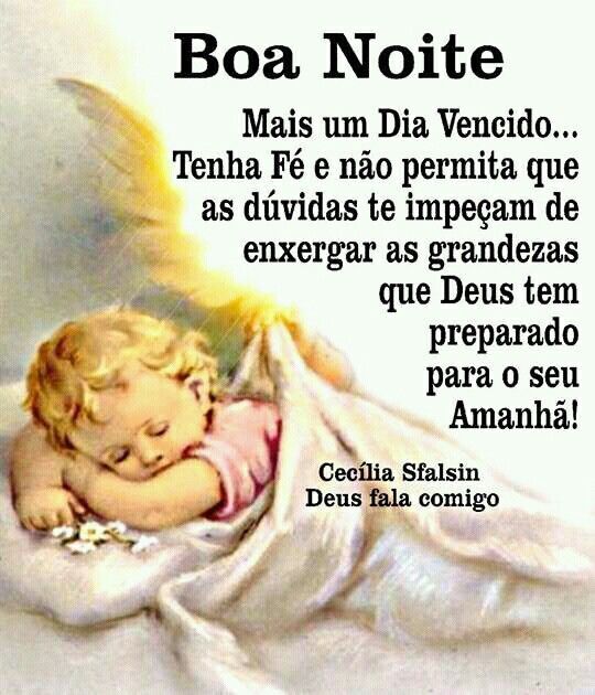 Boa noite mais um dia vencido