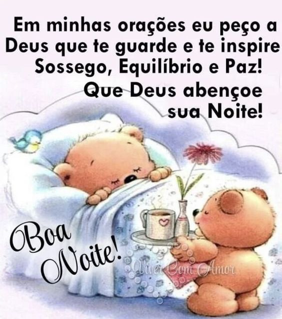 Boa noite em minhas orações