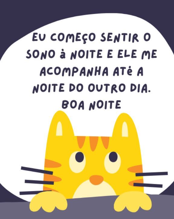 Boa noite o sono me acompanha