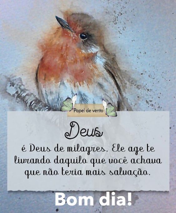 Bom dia Deus salvação