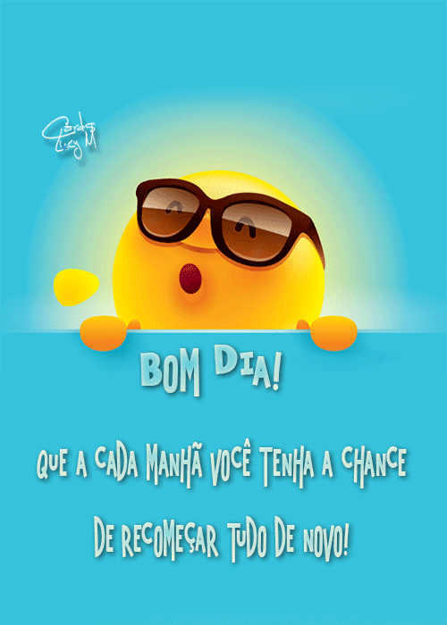 Bom dia chance de recomeçar