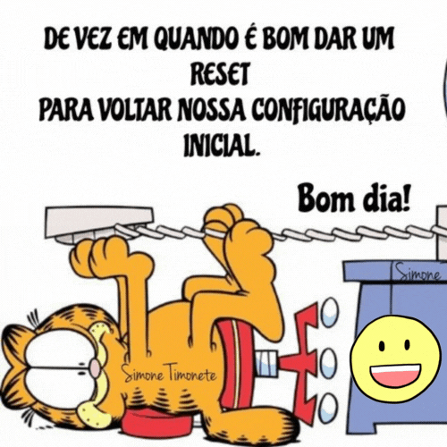 Bom dia dar um reset