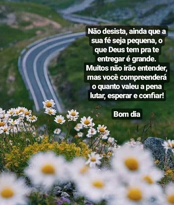 Bom dia esperar e confiar