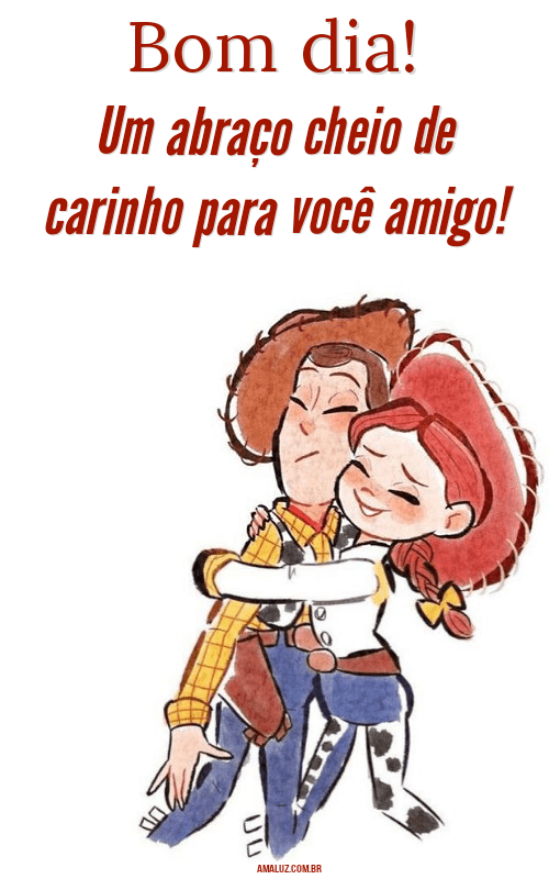 Bom dia com carinho pra você amigo