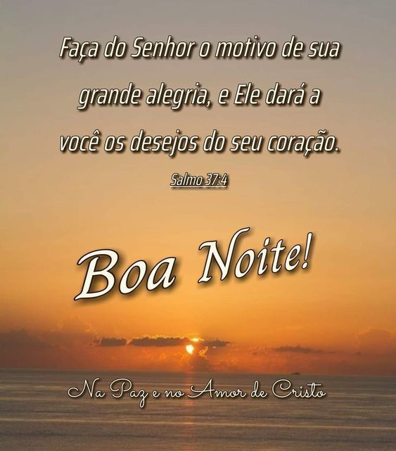 Salmo 37:4 Boa noite