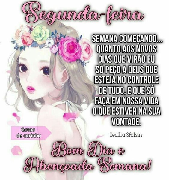 Segunda-feira semana começando