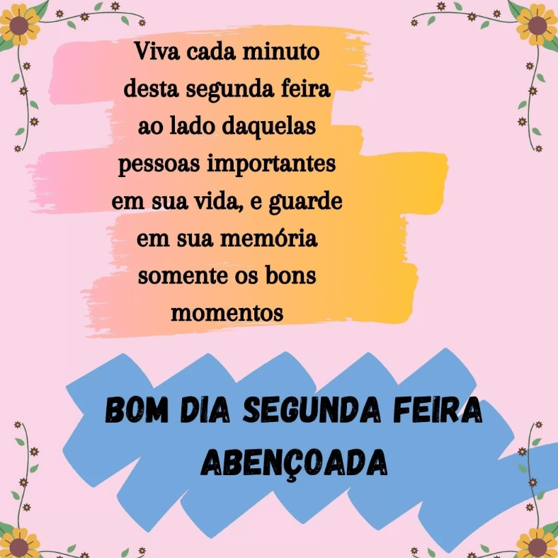 Bom dia se gunda-feira morivacional