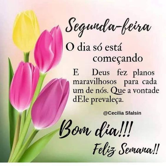 Segunda-feira dia começando