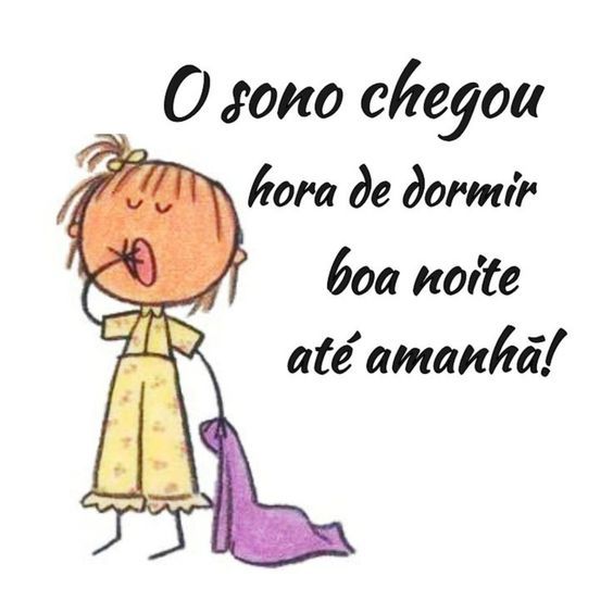 Hora de dormir boa noite
