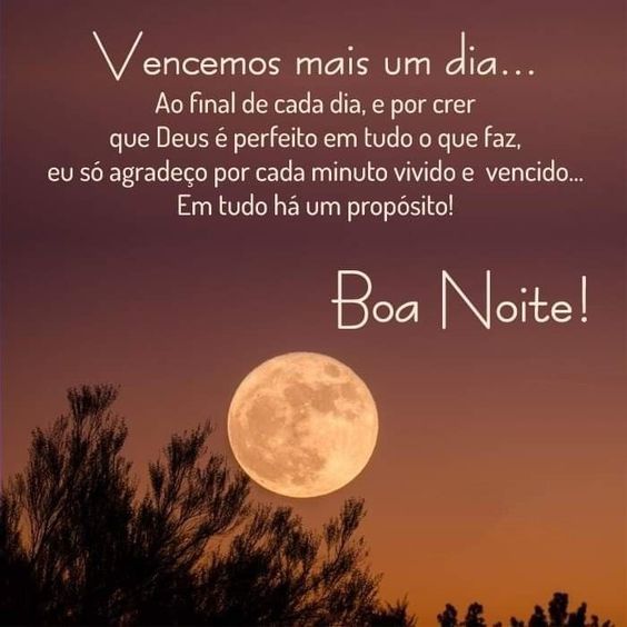 mais um dia que se finda aos cuidados de Deus# uma boa noite # um bo