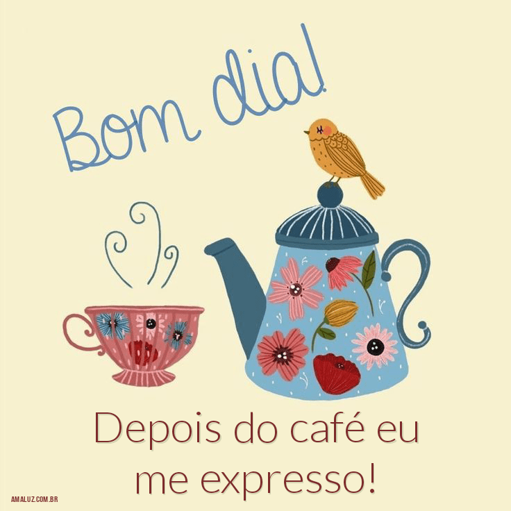 Bom dia com cafezim da roça