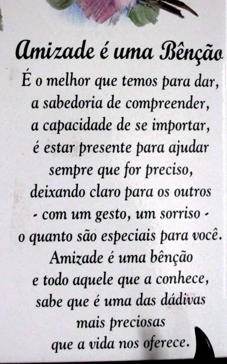 Frases de amizade verdadeira texto