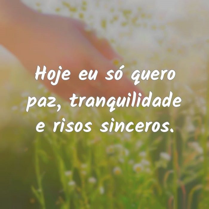 Frases de paz e tranquilidade