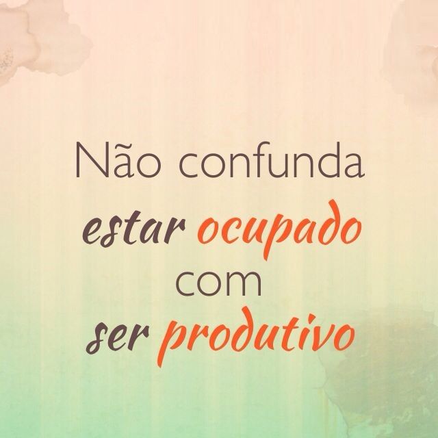 Seja produtivo