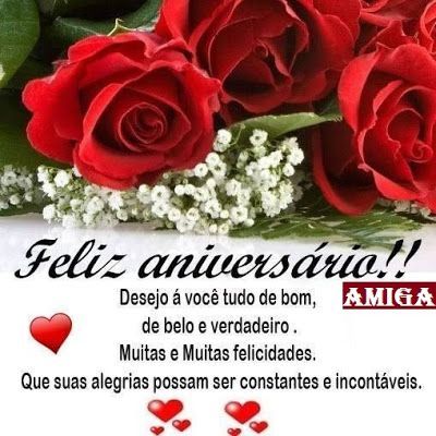 Feliz aniversário amiga com encantos