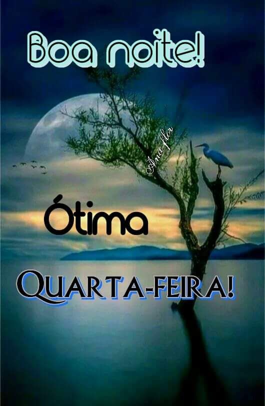 Boa Noite Ótima quarta-feira