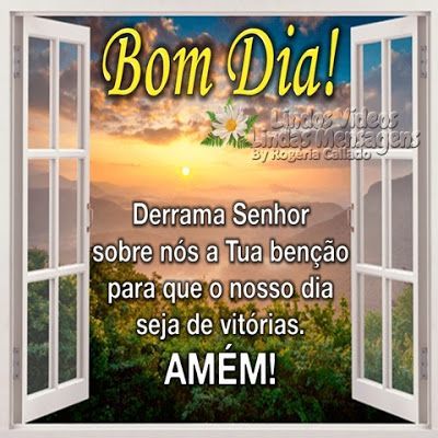 Com carinho receba meu bom dia!