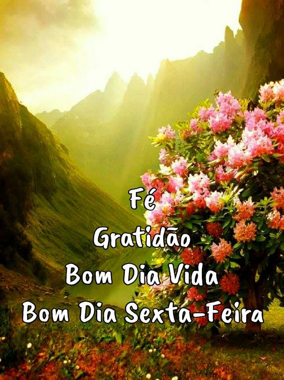 Bom dia sexta-feira