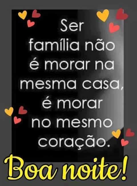 Boa noite família Deus abençoe o seu descanso.